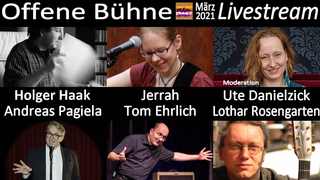 Tom Ehrlich - Jerrah - Holger Haak - Lothar Rosengarten - Andreas Pagiela - Moderation: Ute Danielzick