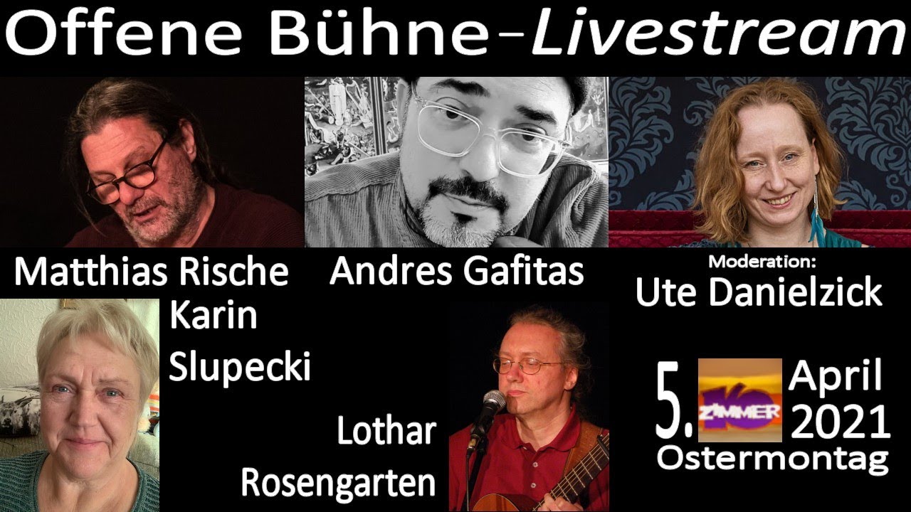 Matthias Rische - Andres Gafitas - Karin Slupecki - Lothar Rosengarten - Moderation: Ute Danielzick