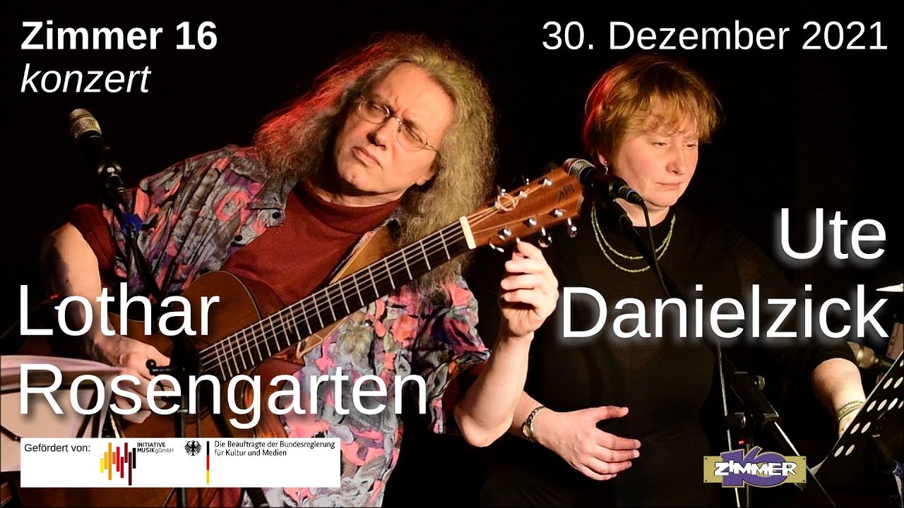 Lothar Rosengarten und Ute Danielzick auf der Bühne