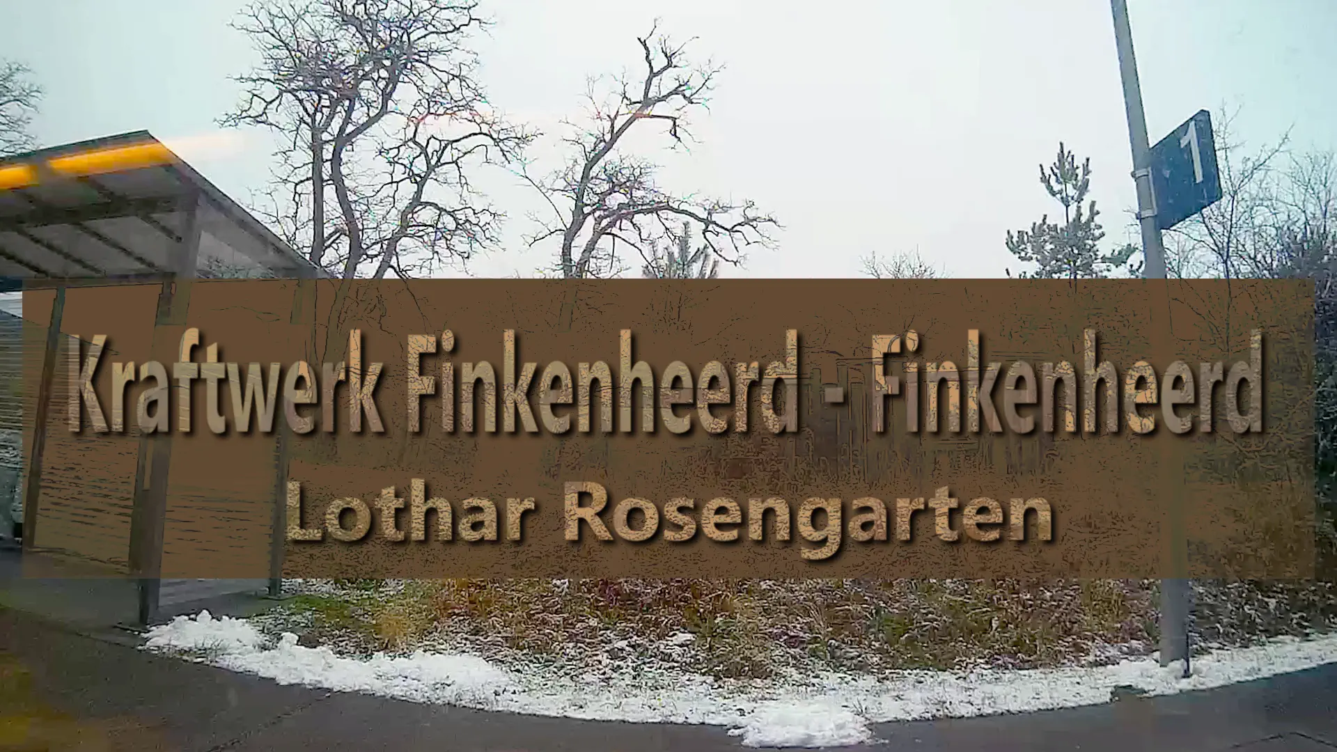 Bahnsteig Haltepunkt Kraftwerk Finkenheerd