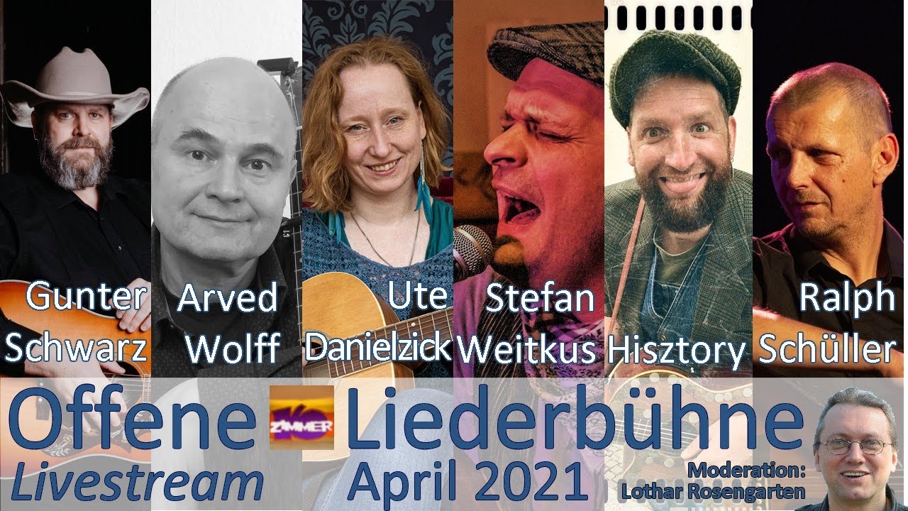 19. April 2024 - Gunter Schwarz - Arved Wolff - Ute Danielzick - Stefan Weitkus - Hisztory - Ralph Schüller - Moderation: Lothar Rosengarten