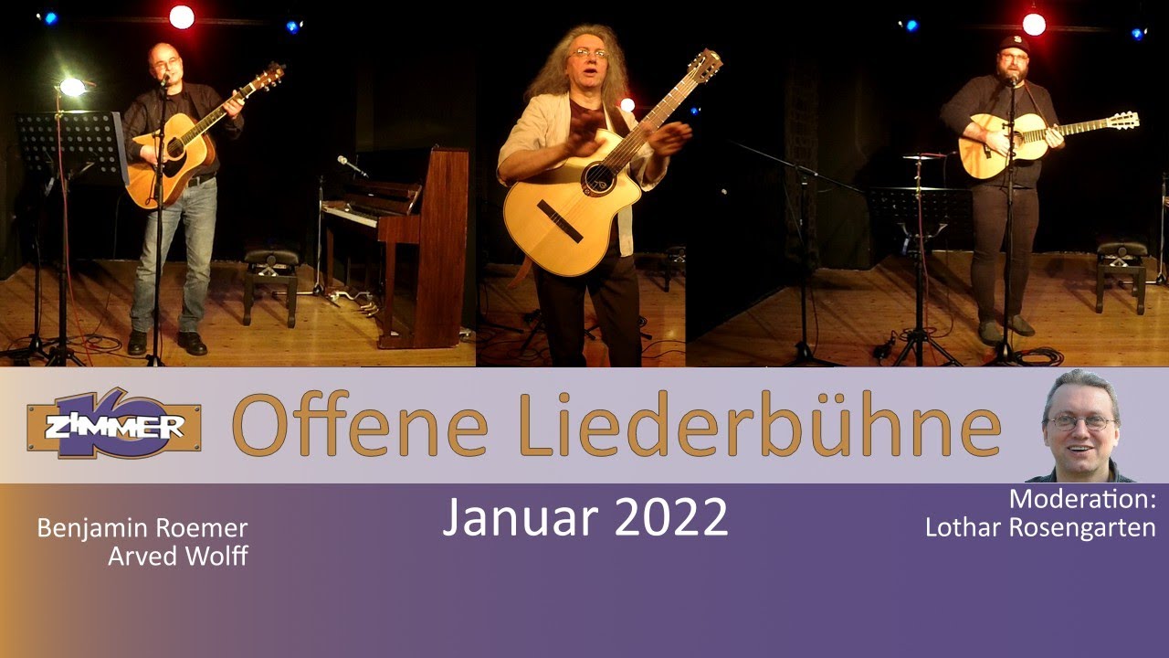 17. Januar 2022 - Benjamin Roemer - Arved Wolf - Moderation: Lothar Rosengarten