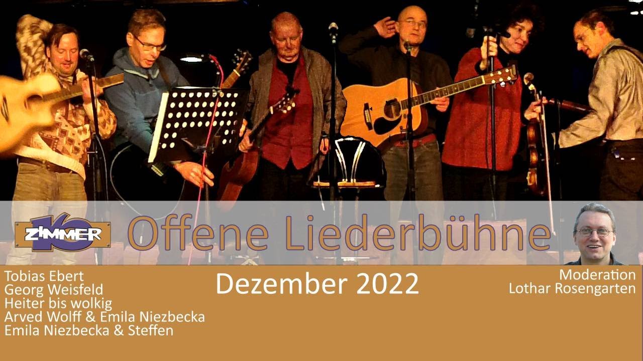 19. Dezember 2022 - Tobias Ebert - Georg Weisfeld - Arved Wolff & Emilia Niezbecka - Emilia Niezbecka & Steffen - Moderation: Lothar Rosengarten