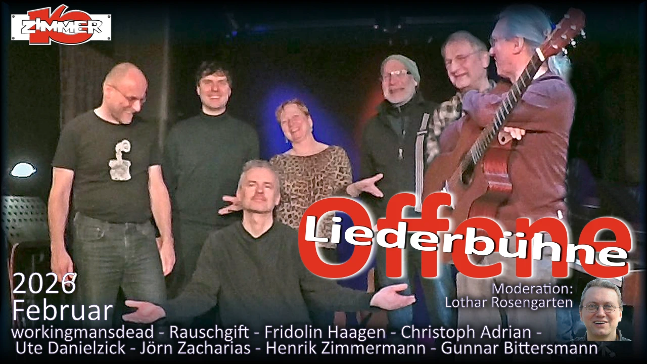 workingmansdead - Rauschgift - Fridolin Haagen - Christoph Adrian - Ute Danielzick - Jörn Zacharias - Henrik Zimmermann - Gunnar Bittersmann - Moderation: Lothar Rosengarten